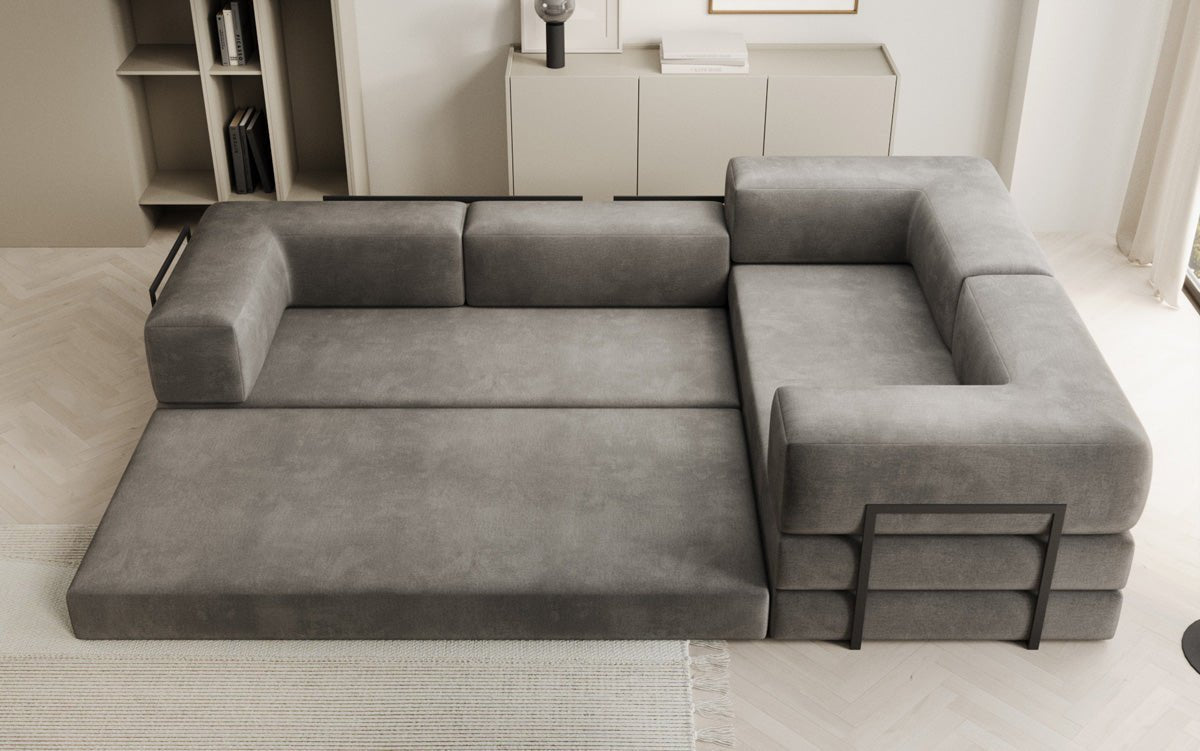Designer Sofa Lazy L closed in Samt