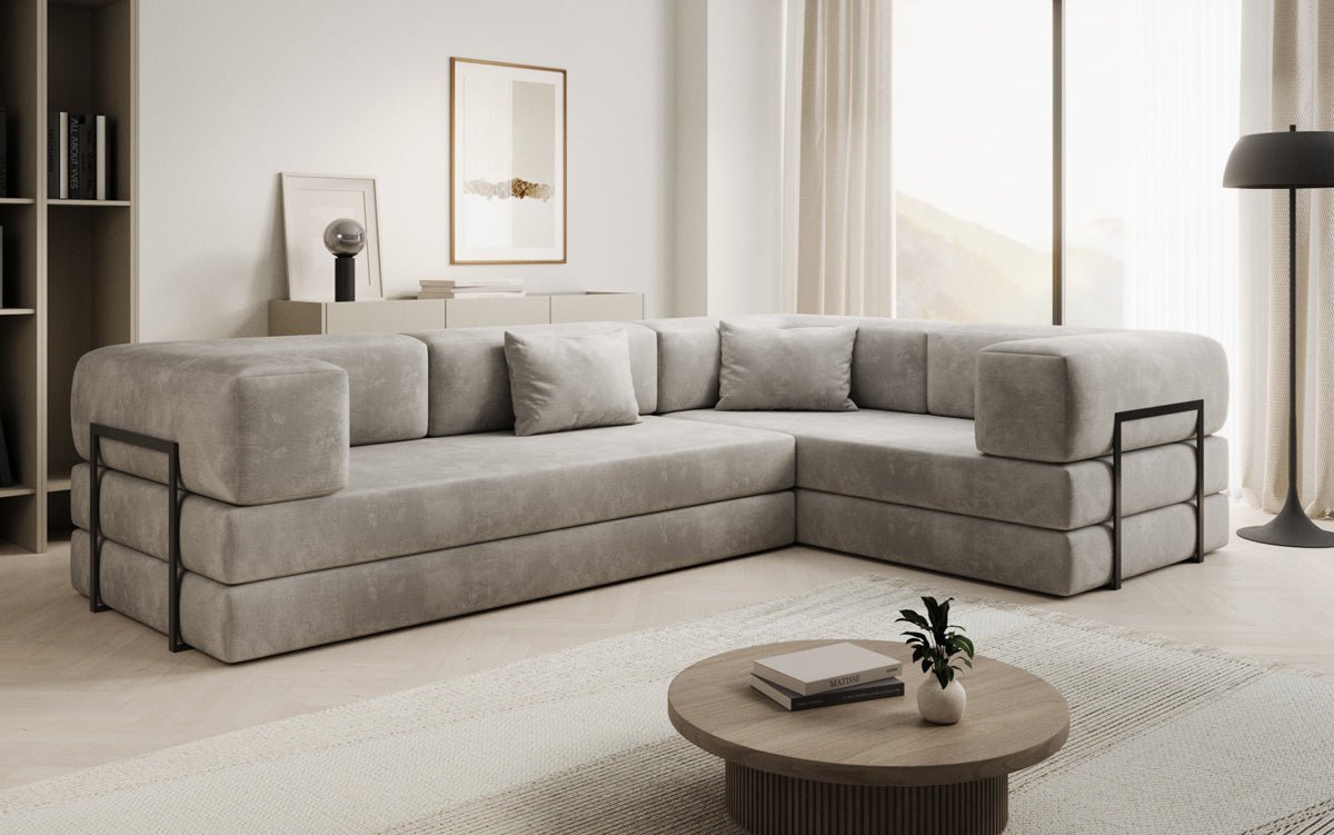 Designer Sofa Lazy L closed in Samt