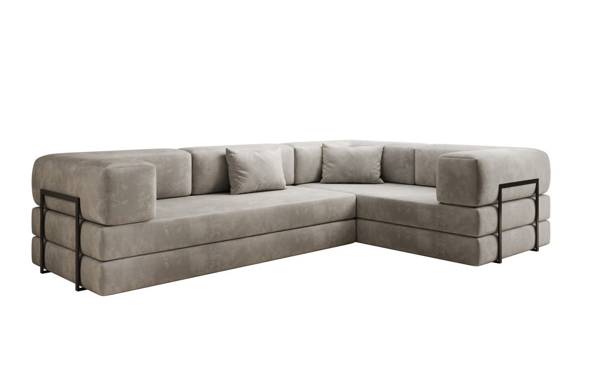 Designer Sofa Lazy L closed in Samt