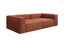 Designer Sofa Lesley 3 Sitzer in Strukturstoff