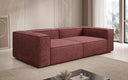 Designer Sofa Lesley 3 Sitzer in Strukturstoff
