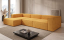 Designer Ecksofa Lesley in Strukturstoff