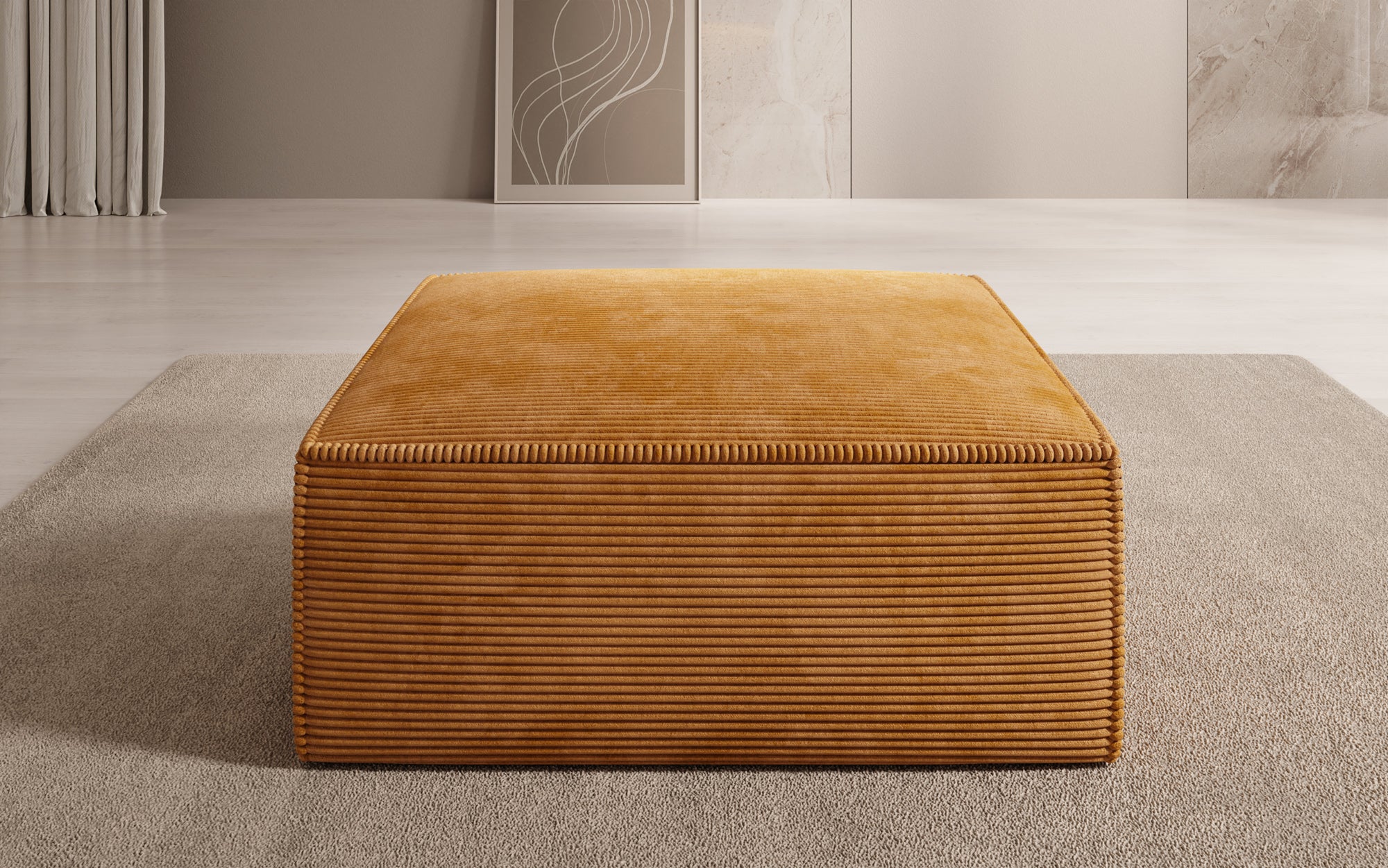 Beistellhocker Lesley in Cord