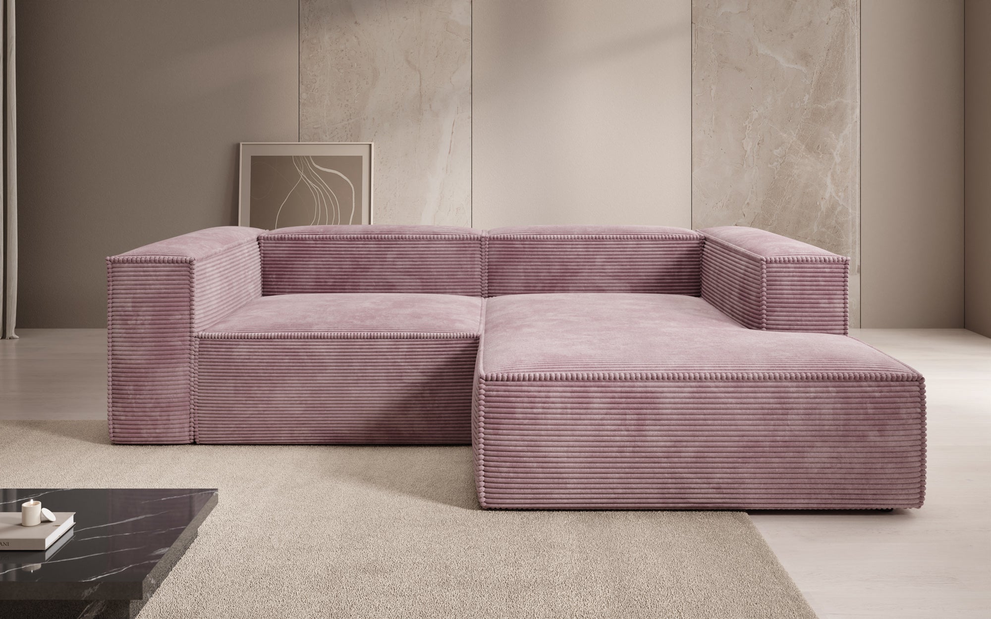 Designer Sofa Lesley L Mini in Cord