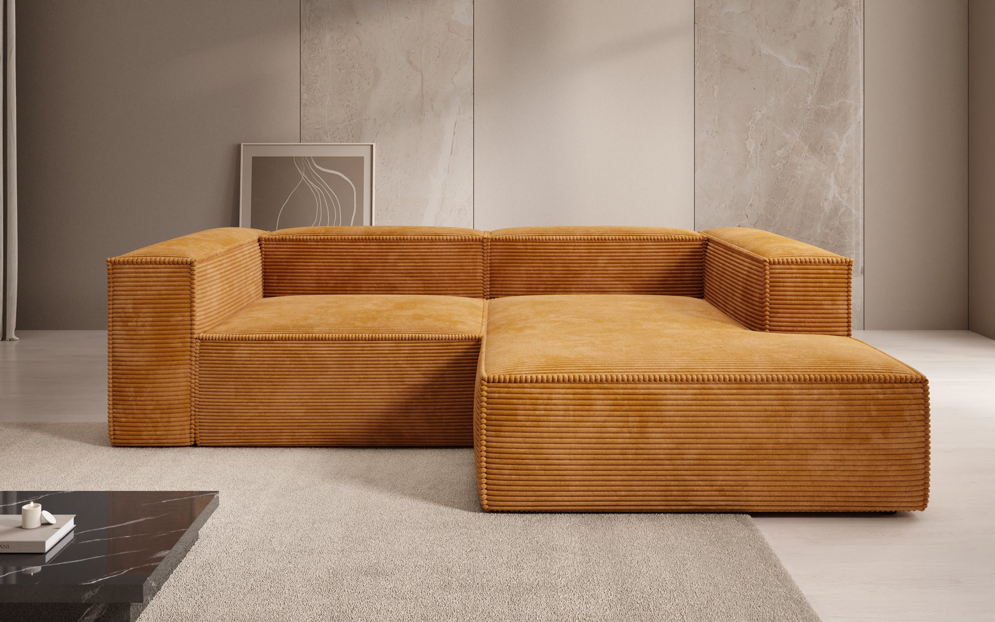 Designer Sofa Lesley L Mini in Cord