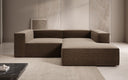 Designer Ecksofa Lesley Mini in Strukturstoff