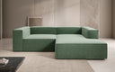 Designer Ecksofa Lesley Mini in Strukturstoff