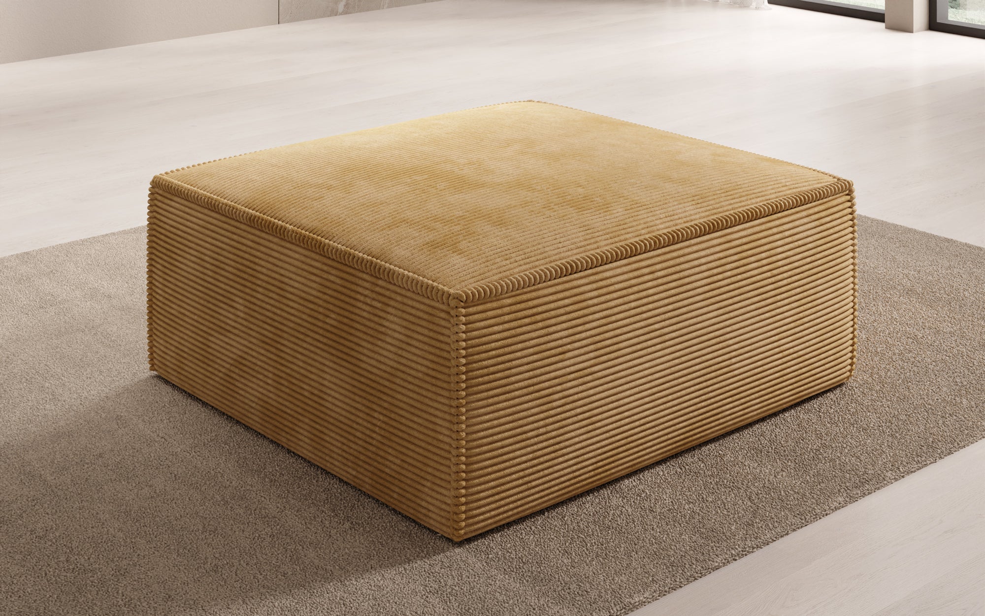 Beistellhocker Lesley in Cord