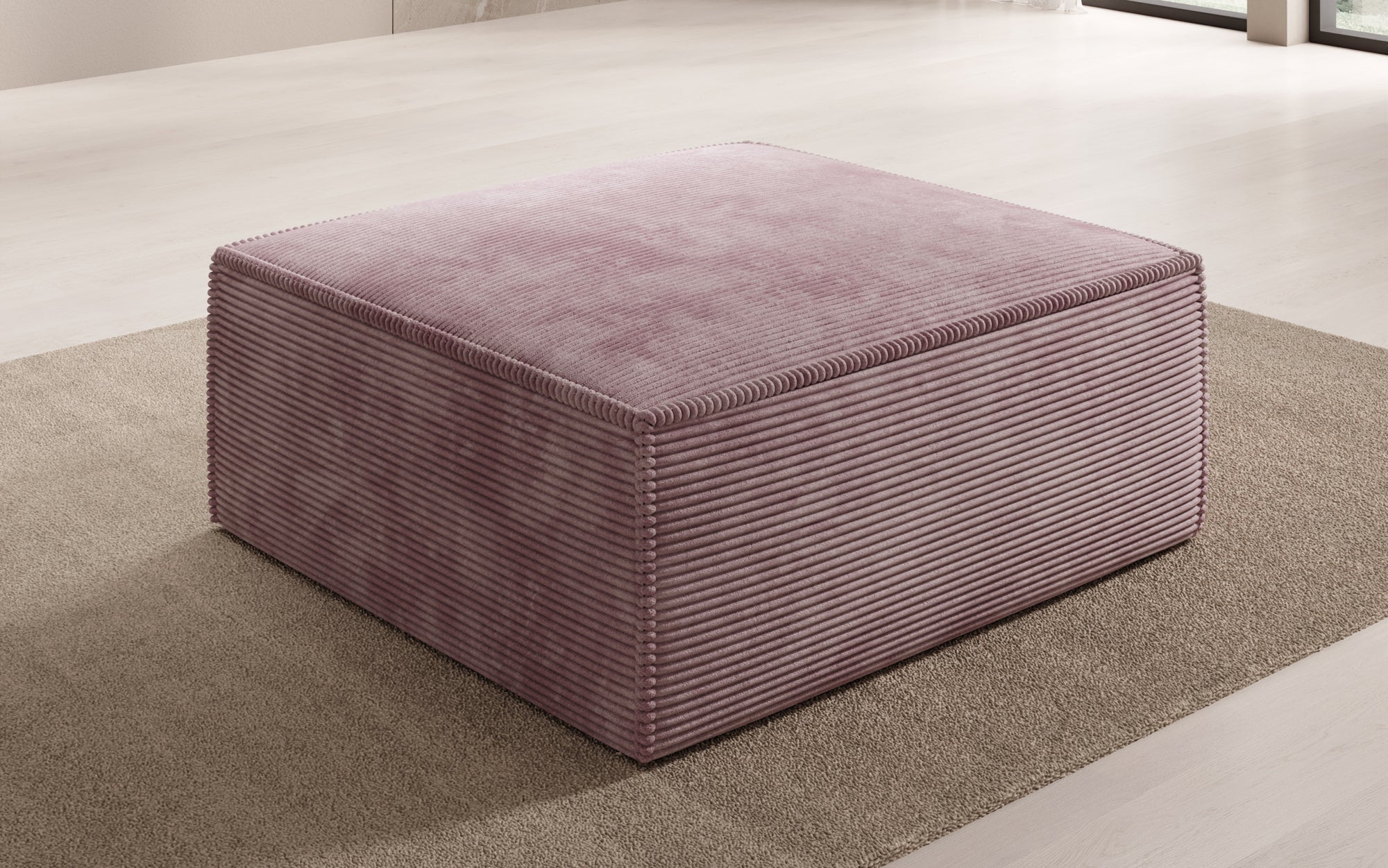 Beistellhocker Lesley in Cord