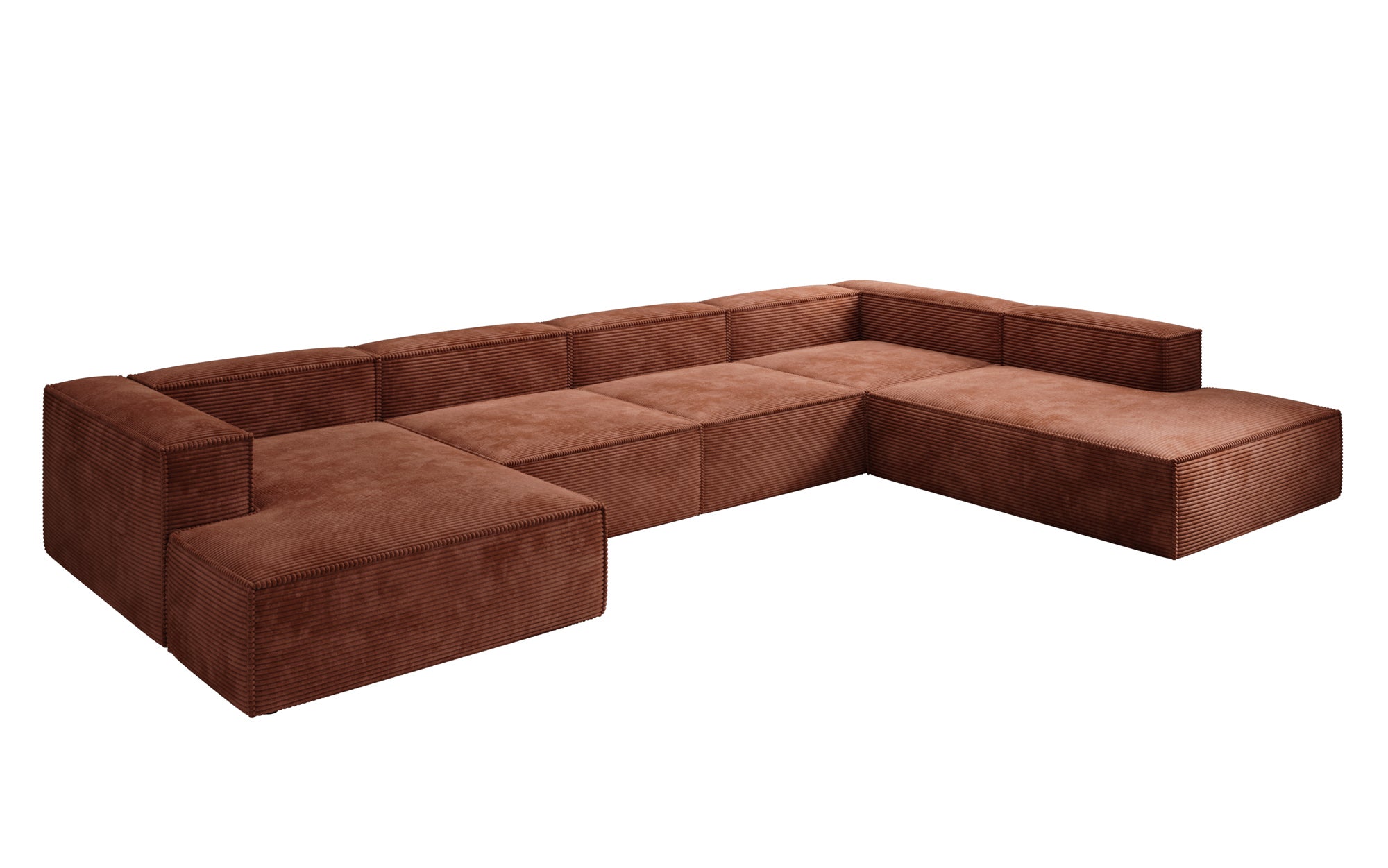 Designer Sofa Lesley U XXL in Cord