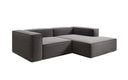 Designer Ecksofa Lesley Mini in Strukturstoff
