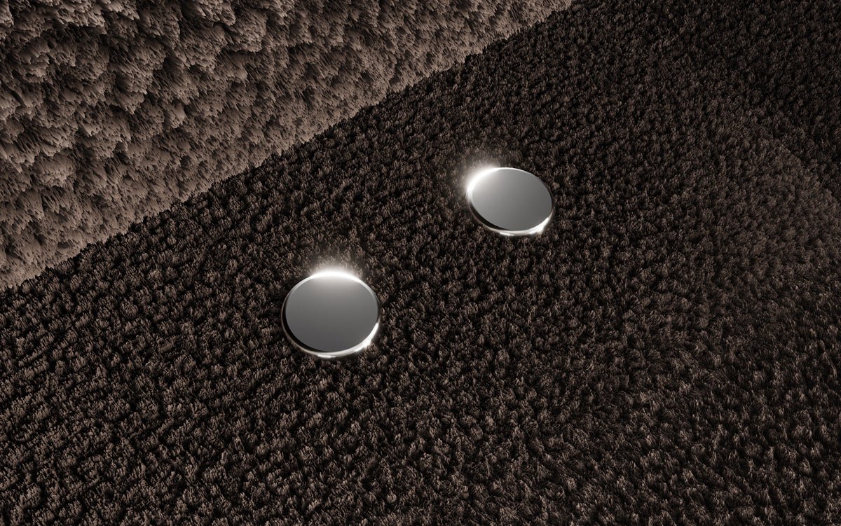 Designer Sofa Sydney L Bouclé mit elektrischer Schlaffunktion