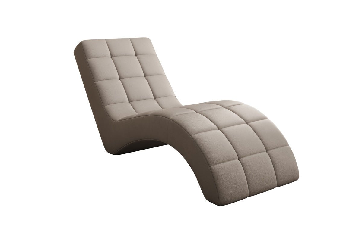 Designer Relax-Liege Nela in Echtleder