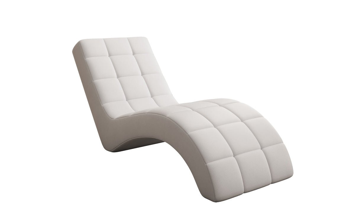 Designer Relax-Liege Nela in Echtleder