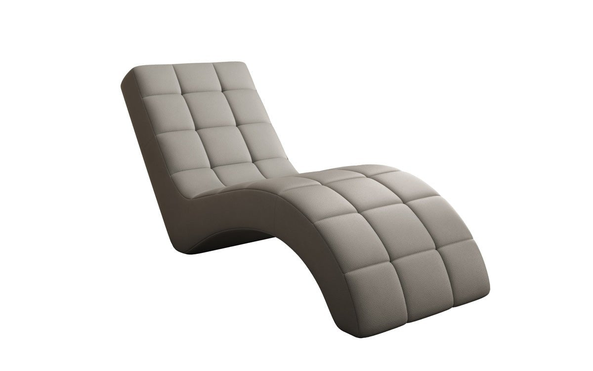 Designer Relax-Liege Nela in Echtleder