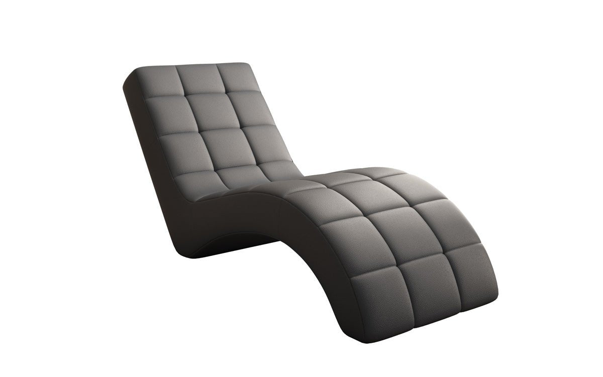 Designer Relax-Liege Nela in Echtleder