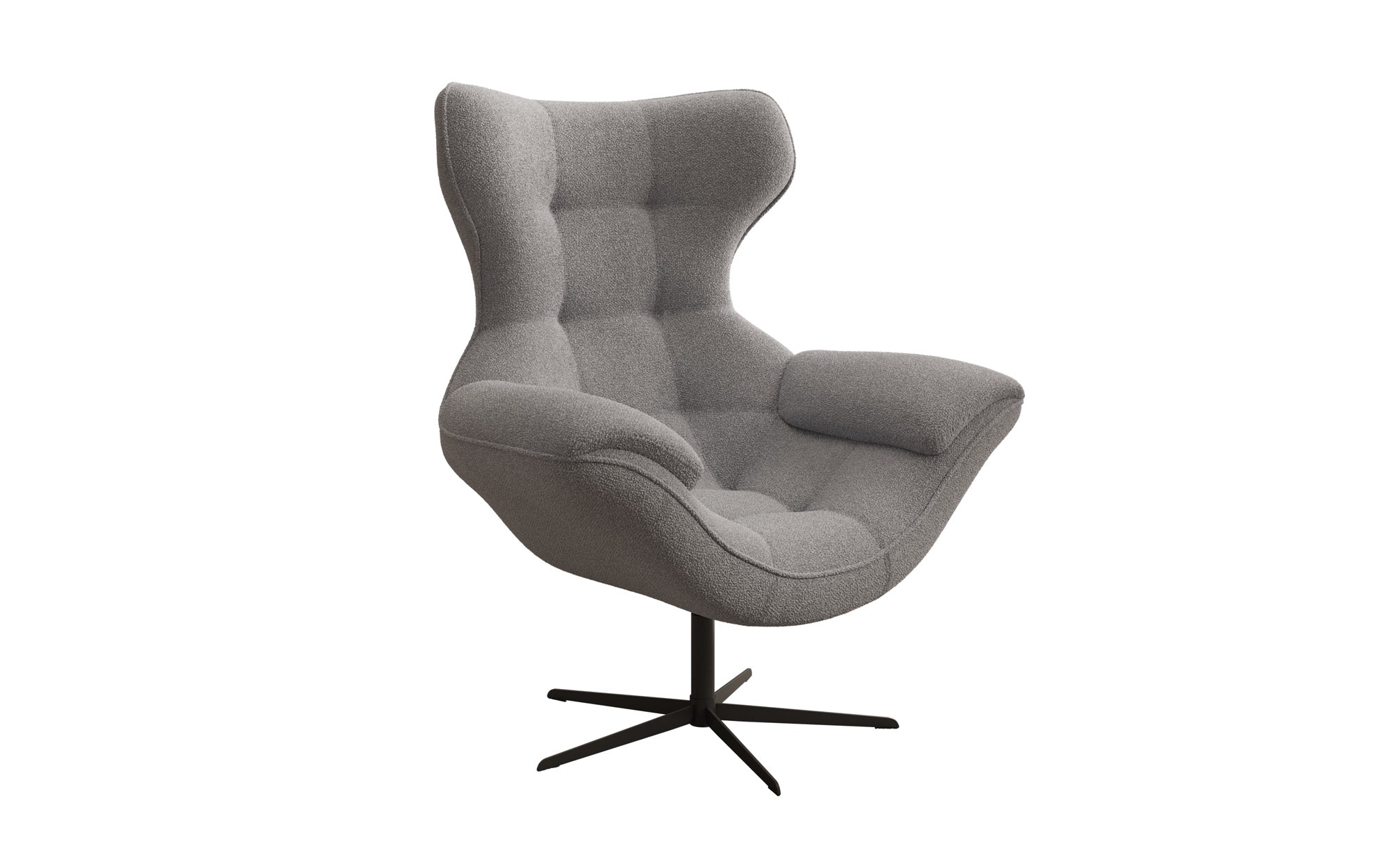 Designer Sofa-Sessel Aurelio in Bouclé