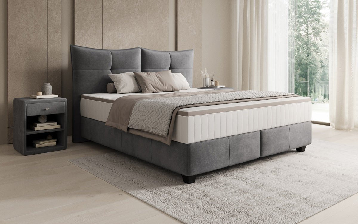 Boxspringbett Veyora in Samt