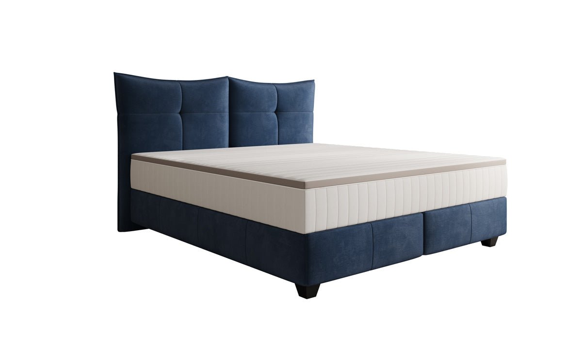 Boxspringbett Veyora in Samt