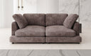 Designer 2 Sitzer Sofa Thalessa in Cord