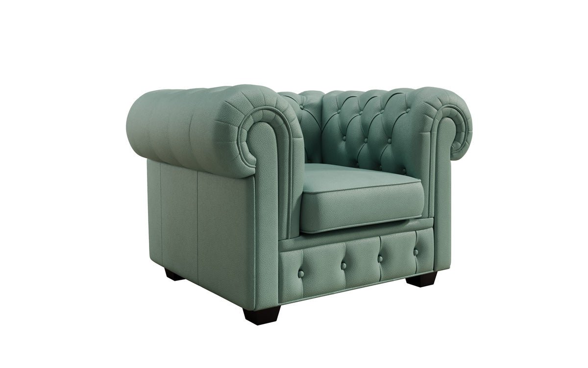 Chesterfield Sessel Royal in Echtleder