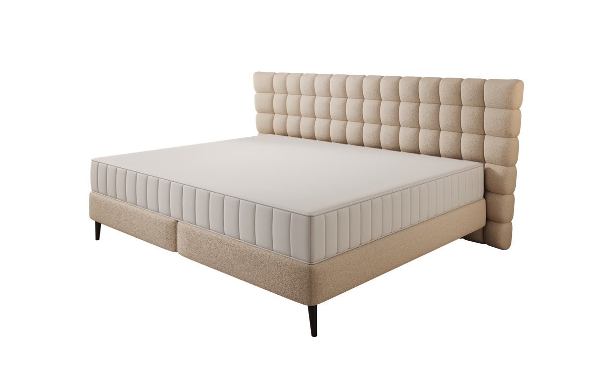 Familien Boxspringbett Bellanova in 220/240x200 in Bouclé