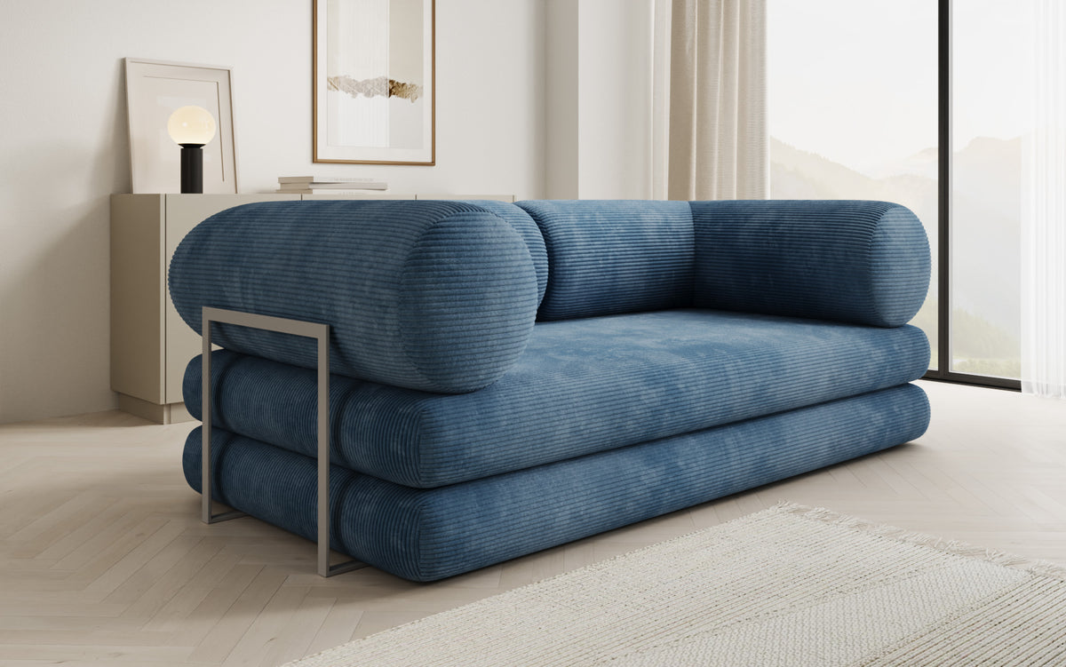 Designer Sofa Lazy Tube 3 Sitzer in Cord