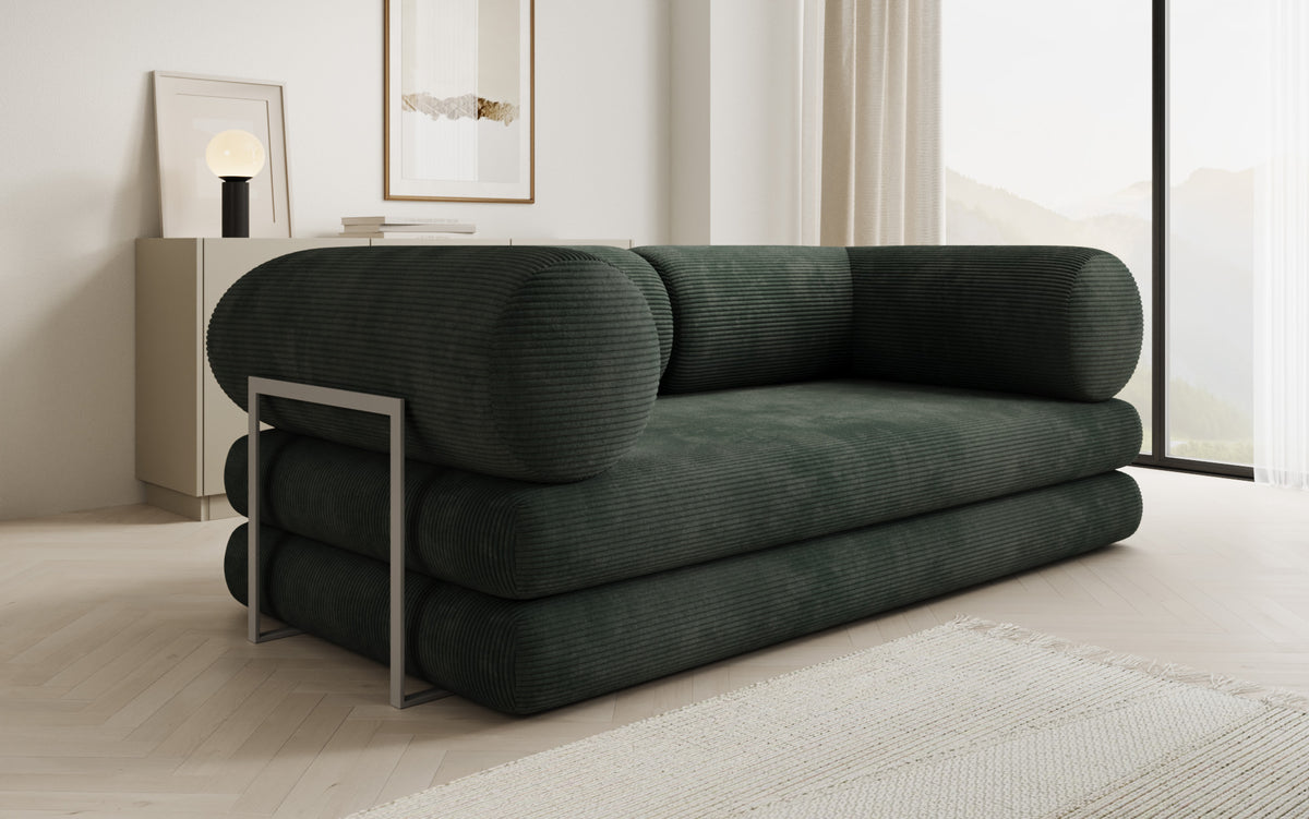 Designer Sofa Lazy Tube 3 Sitzer in Cord
