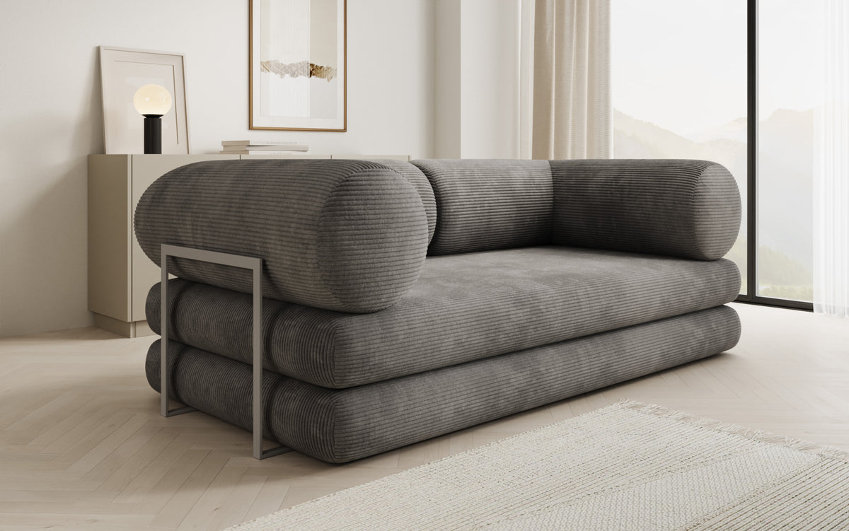 Designer Sofa Lazy Tube 3 Sitzer in Cord