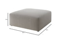 Beistellhocker 80 cm Snug aus Bouclé