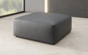 Beistellhocker 80 cm Snug aus Echtleder