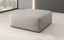 Beistellhocker 80 cm Snug aus Echtleder
