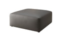Beistellhocker 80 cm Snug aus Echtleder
