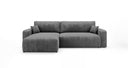 Designer Ecksofa Noma mit Schlaf- und Klappfunktion in Cord