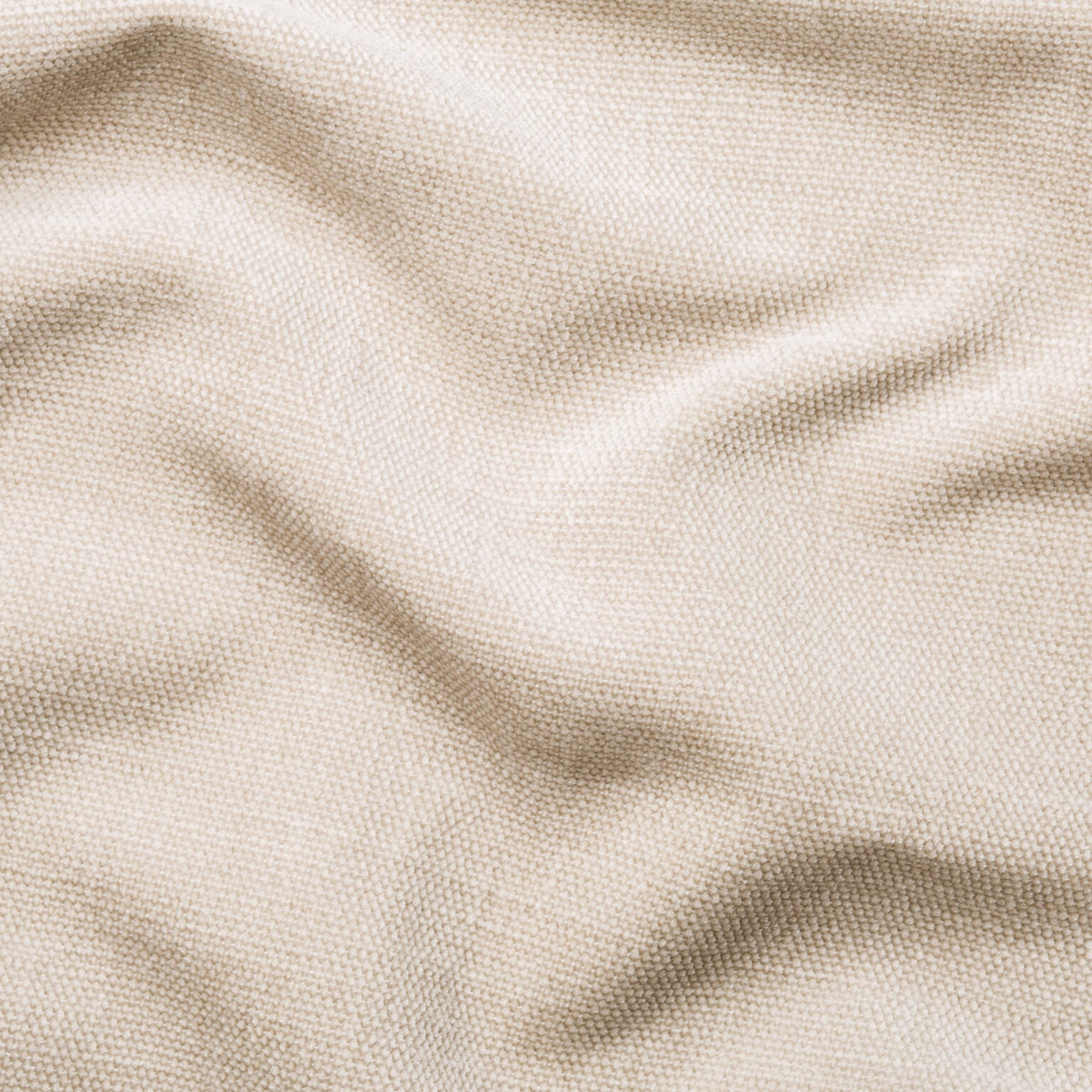 Designer Sofa Bernardo U mit breiter Ottomane in Leinen-Optik