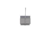 Brennholzkorb Tala - aus Stahl in Silber
