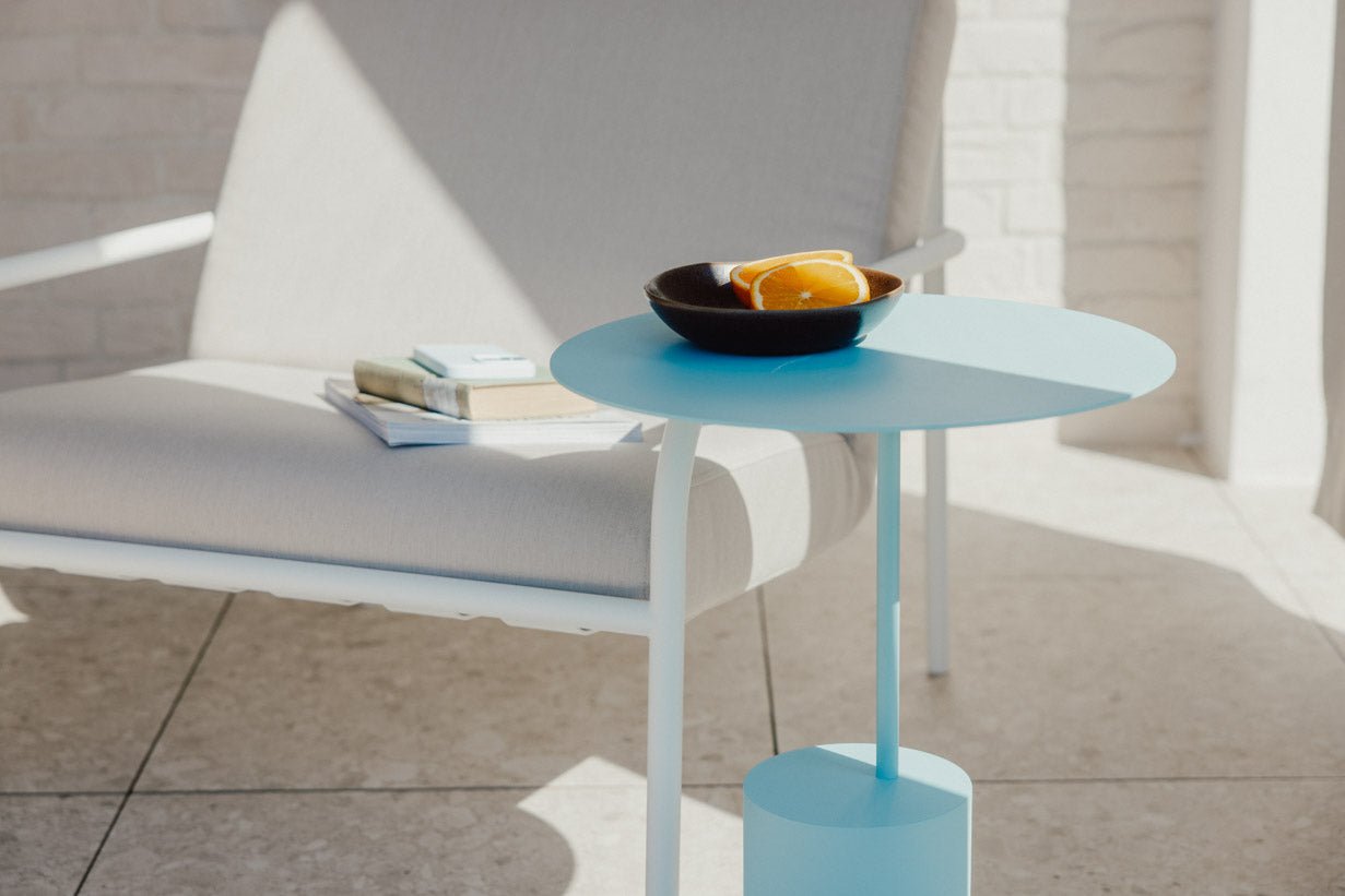 Couchtisch/Beistelltisch Ciro – Edelstahl-Design für Indoor & Outdoor