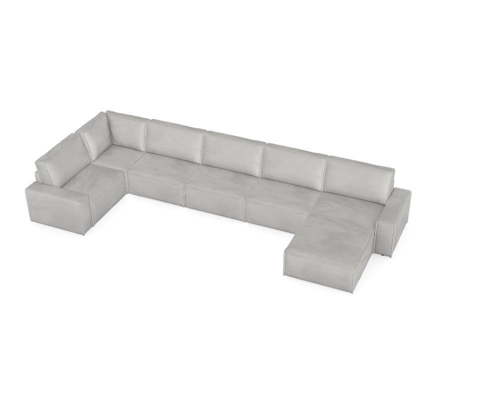 Modulares Sofa Domo - Konfiguriertes Sofa Ref: ZZD4X0