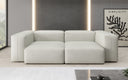 Designer 2 Sitzer Sofa Snug in Echtleder