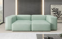 Designer 2 Sitzer Sofa Snug in Echtleder