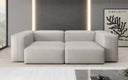 Designer 2 Sitzer Sofa Snug in Echtleder