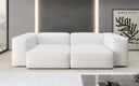 Designer 2 Sitzer Sofa Snug in Echtleder