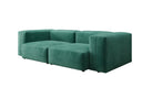 Designer 2 Sitzer Sofa Snug in Samt