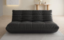 Designer 3 Sitzer Sofa Calmo in Echtleder