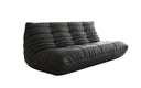 Designer 3 Sitzer Sofa Calmo in Echtleder