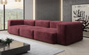 Designer 3 Sitzer Sofa Snug in Samt