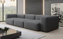 Designer 3 Sitzer Sofa Snug in Stoff