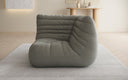 Designer Eckmodul Sofa-Sessel Calmo in Echtleder