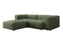Designer Ecksofa Snug Mini in Stoff