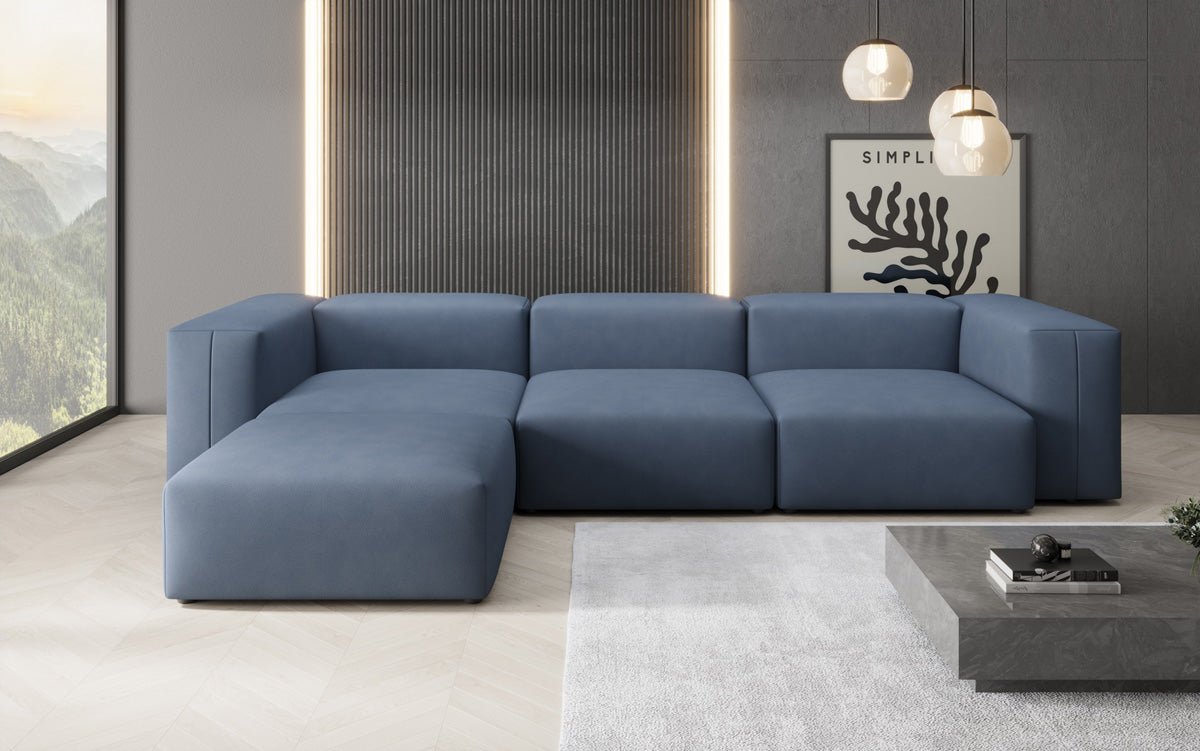 Designer Ecksofa Snug in Stoff